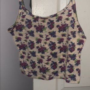 Flower cropped tank
